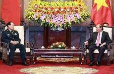 Le président Nguyen Xuan Phuc reçoit le ministre chinois de la Défense