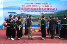 Diên Biên : la fête de Pang Phoong sur la liste du patrimoine culturel immatériel national