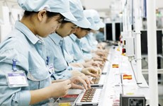 L'indice de production industrielle de Bac Ninh en hausse de 50,4% en avril