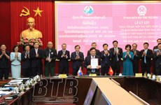 La province de Thai Binh et la province lao de Xayabury signent un accord de coopération 