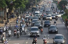 Hommage aux victimes des accidents de la route à Hanoi