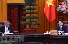 Le Premier ministre Pham Minh Chinh reçoit le président de la COP26