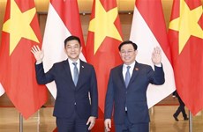 Le président du Parlement singapourien en visite officielle au Vietnam
