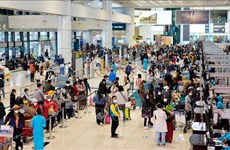 Le nombre de passagers aux aéroports vietnamiens en baisse 11,6% en octobre 