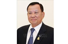 Le président du Sénat du Cambodge Samdech Say Chhum en visite au Vietnam