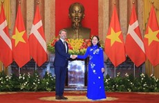 La vice-présidente Vo Thi Anh Xuân rencontre le prince héritier du Danemark Frederik
