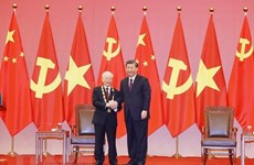Le secrétaire général Nguyên Phu Trong effectue une visite officielle en Chine
