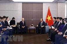 Le président vietnamien rencontre des dirigeants de grands groupes sud-coréens