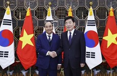 Le président vietnamien rencontre le président de l’Assemblée nationale sud-coréenne