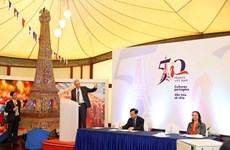 Conférence de presse sur les 50 ans des relations diplomatiques Vietnam - France