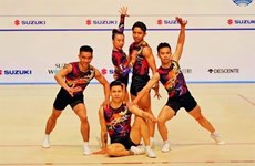 Le Vietnam remporte une médaille d’or au Championnat mondial d’aerobic Suzuki Cup 2023