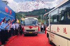 Lancement d’un service de transport routier de passagers entre le Vietnam et la Chine