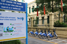 Service de location de vélos publics dans le centre-ville de Hanoi  