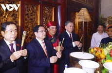 Le Premier ministre Pham Minh Chinh rend hommage aux rois Hùng