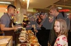 Fête de la gastronomie de rue du Vietnam à Moscou
