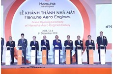 Inauguration de l’usine Hanwha Aero Engines à Hanoï