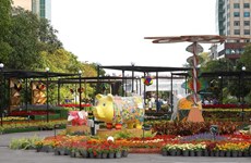 Ouverture de la rue florale Nguyên Huê 2019 à Ho Chi Minh-Ville