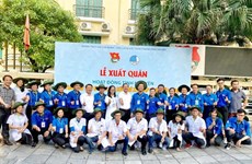 Les jeunes de Hanoï lancent des activités de volontariat au Laos