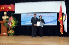 Remise des prix du Concours "Jeunes Reporters Francophones - Vietnam 2018"