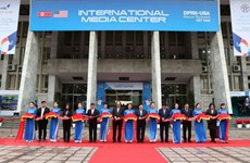 Ouverture du centre international de presse du Vietnam pour le 2e sommet États-Unis-RPDC
