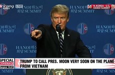 Sommet Etats-Unis-RPDC : le président américain tient une conférence de presse