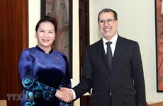 Entrevue entre la présidente de l’AN du Vietnam et le PM du Maroc