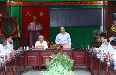 Le Premier ministre Nguyên Xuân Phuc à Soc Trang