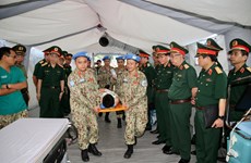 Le Vietnam participe activement à l'opération de maintien de la paix de l’ONU