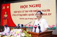 Le président de l’AN à l’écoute des électeurs de Hai Phong