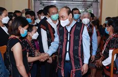 Le président Nguyên Xuân Phuc à la Journée du grand bloc d’union nationale à Quang Nam