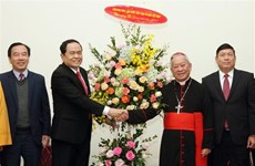 Le chef du FPV rend visite à des dignitaires religieux à l’occasion de Noël