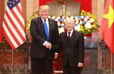  Sommet Etats-Unis – RPDC: Nguyen Phu Trong reçoit Donald Trump