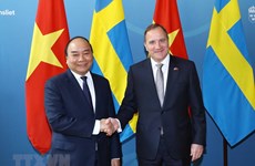 Entretien entre les Premiers ministres vietnamien et suédois