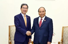 Le PM Nguyen Xuan Phuc reçoit le président du groupe d'amitié parlementaire R. de Corée-Vietnam