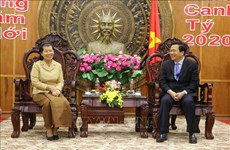 La vice-PM cambodgienne formule des vœux du Têt à Long An  ​