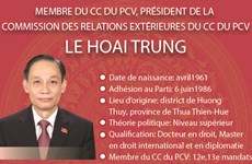 Le Hoai Trung, président de la Commission des relations extérieures du CC du Parti 