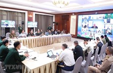 Conférence en ligne du groupe de travail des hauts officiels de la défense de l'ASEAN