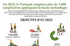 En 2025, le Vietnam comptera plus de 3.000  coopératives appliquant la haute technologie