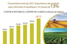 Exportations de produits agro-sylvicoles et aquatiques en hausse de 13% en 10 mois