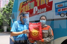 "Mini-supermarché zéro dong": solidarité maximale en période de pandémie 