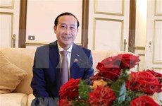 Échange d'amitié Vietnam-Laos à Bruxelles à l’occasion du Nouvel An lunaire 