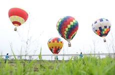 Premier festival de montgolfières à Hanoï 