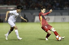 La victoire de l'équipe de football féminin contre le Myanmar comme un cadeau pour l'Oncle Hô