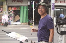 Un Français d’origine vietnamienne réalise son rêve en devenant peintre