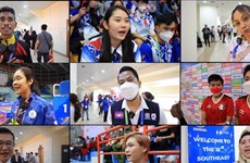 Les amis internationaux sont impressionnés par le grand esprit sportif des Vietnamiens