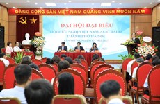 L'Association d'amitié Vietnam-Australie de Hanoï tient son 6e Congrès