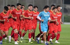 Football : dépistage du COVID-19 avant le match amical Vietnam-Jordanie