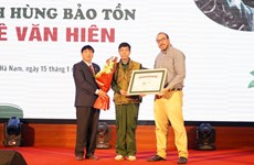 Un deuxième Vietnamien reçoit le titre de Disney Conservation Hero