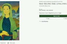 L'œuvre "La Joconde" du peintre vietnamien Mai Trung Thu mise aux enchères 