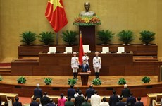 Félicitations du président de l'AN du Laos à son homologue vietnamien 